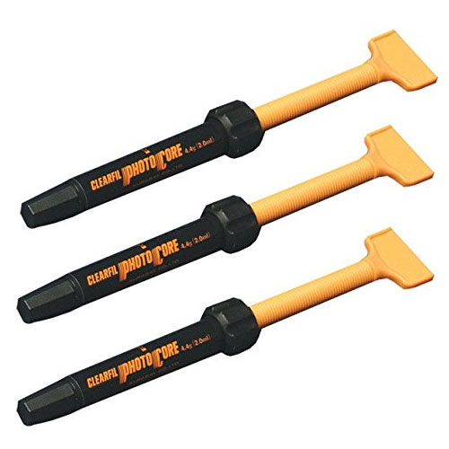 Kuraray Clearfil Photo Core Restorative Composite, 3 - 2 mL Syringes, Light-Cure Core Kuraray Clearfil Photo Core Restorative Composite, 3 - 2 mL Syringes, Light-Cure Core